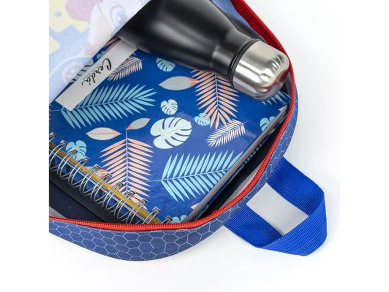 Zaino asilo Paw Patrol per bambino in poliestere blu e rosso 28x24x10 cm - Cerdà