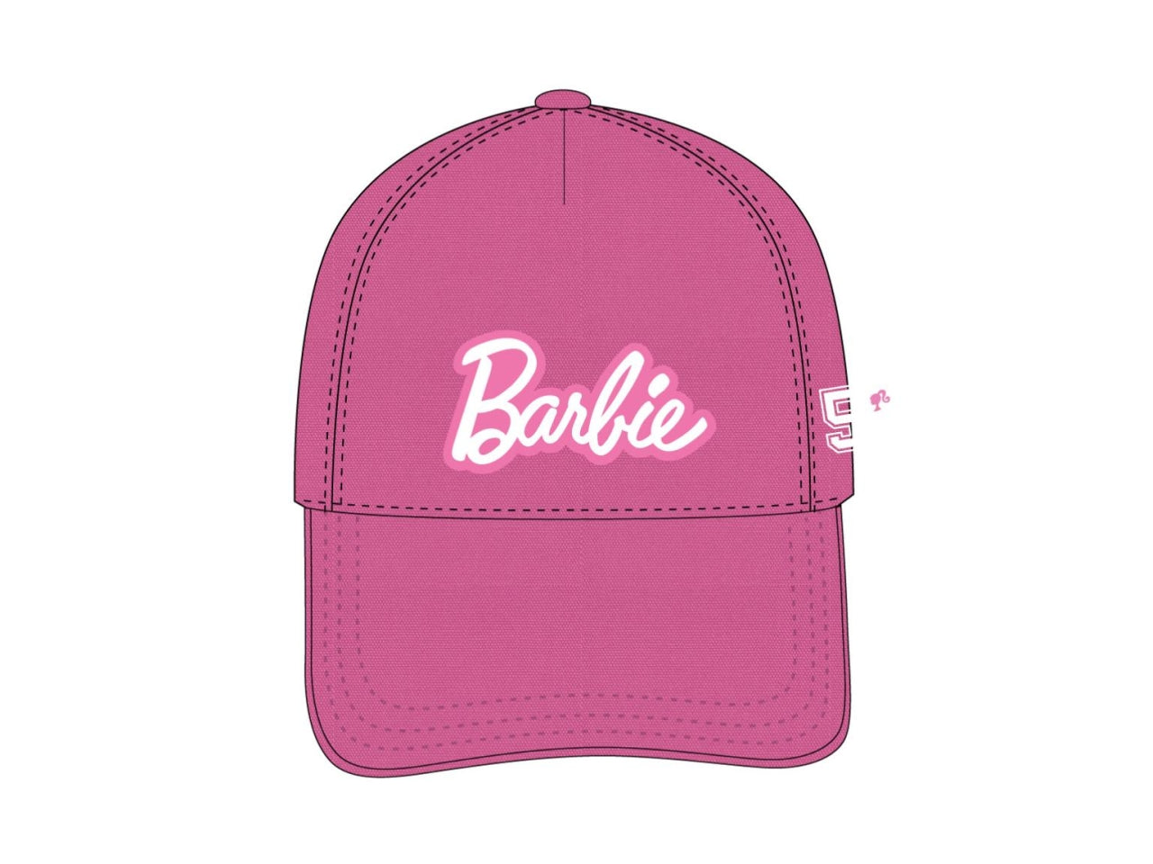 Cappello Barbie baseball bambina rosa cotone - Cerdà