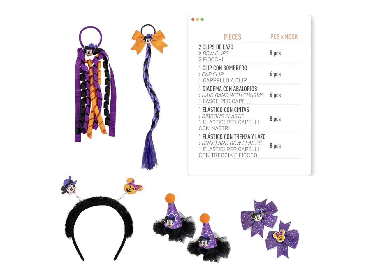Minnie diadema halloween assortiti