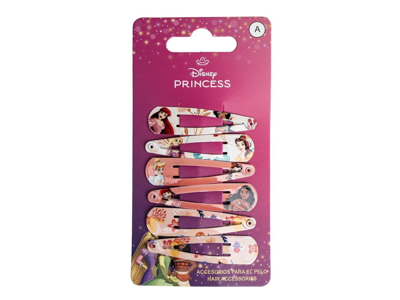 Princess fermagli per capelli set da 6 fermagli