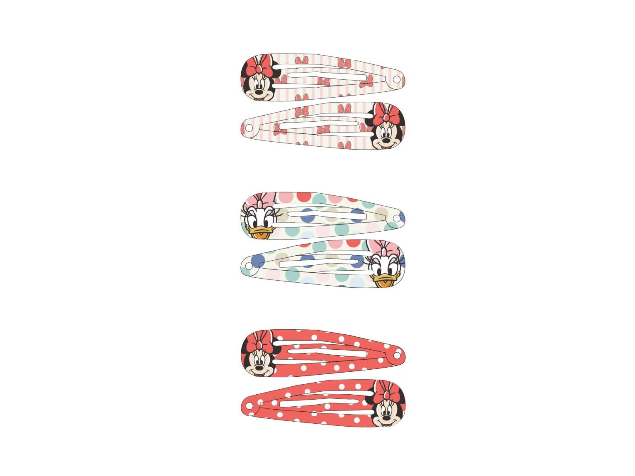 Minnie fermagli per capelli set da 6 fermagli