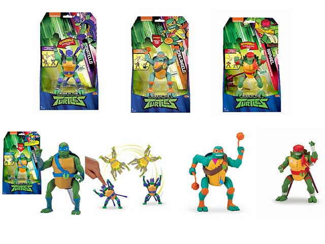 Turtles tmnt personaggio 15cm c/suoni f2519