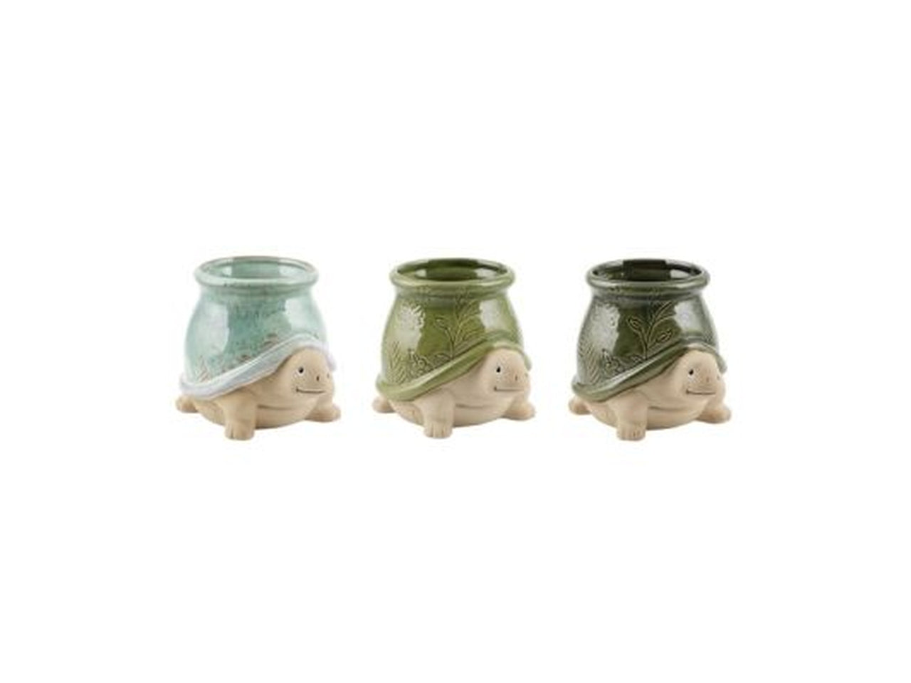 Tartaruga ceramica h.107x111x137 3 colori assortiti