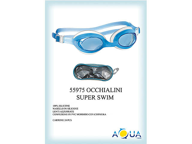 Occhialini mare o piscina super swim