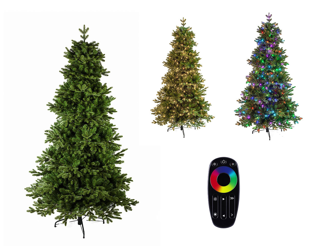 Albero di natale poly king peak bluetooth 240cm d.135cm 4455 punte