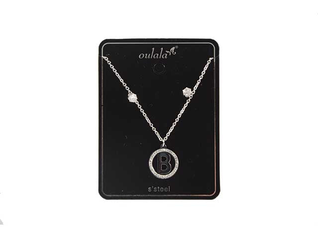 Collana c/iniziale b e orecchini