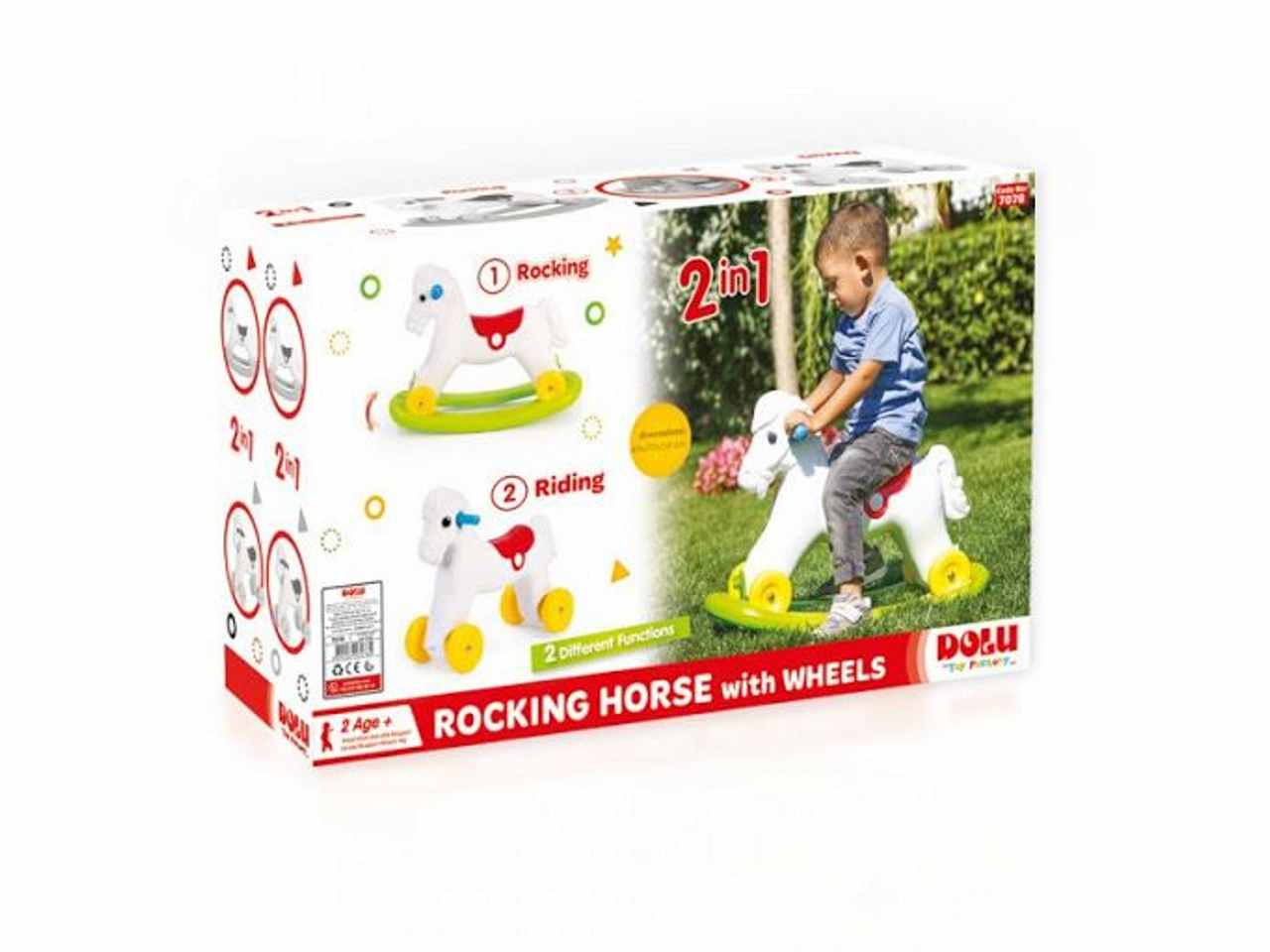 Cavallo a dondolo con ruote