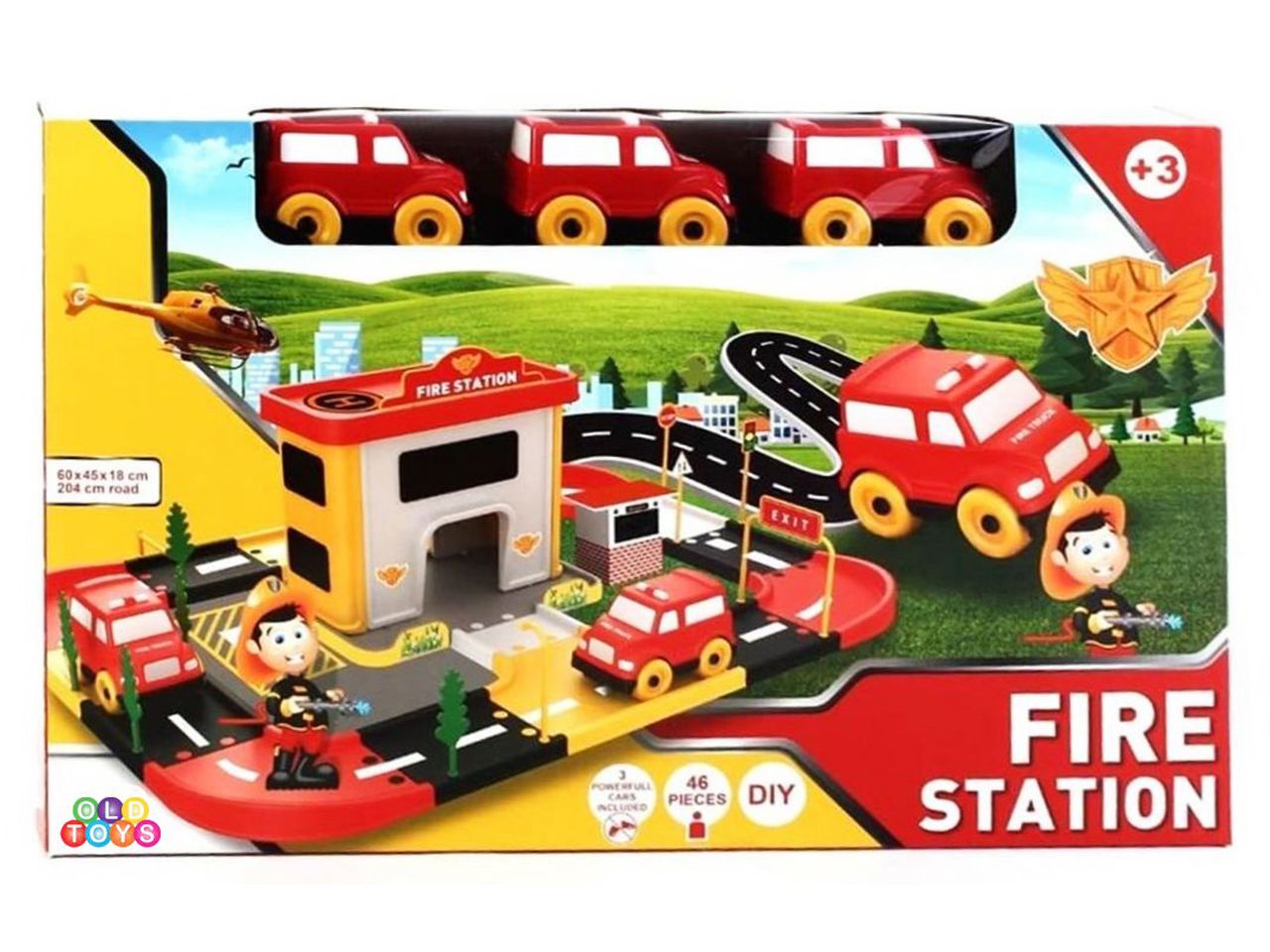 Stazione dei pompieri playset road 204cm
