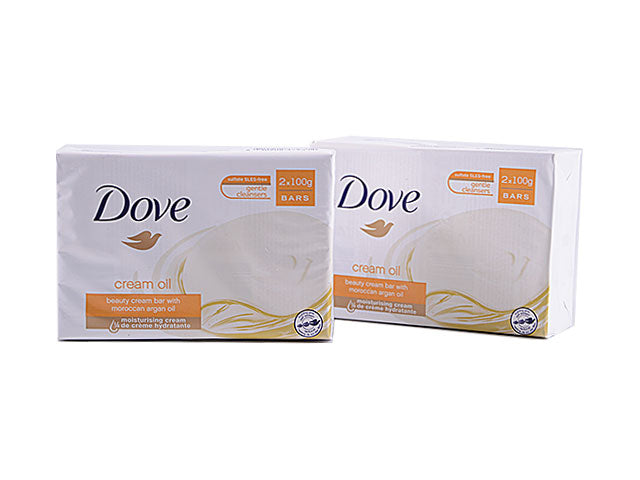 Dove saponetta 100gr 2 pezzi cream oil
