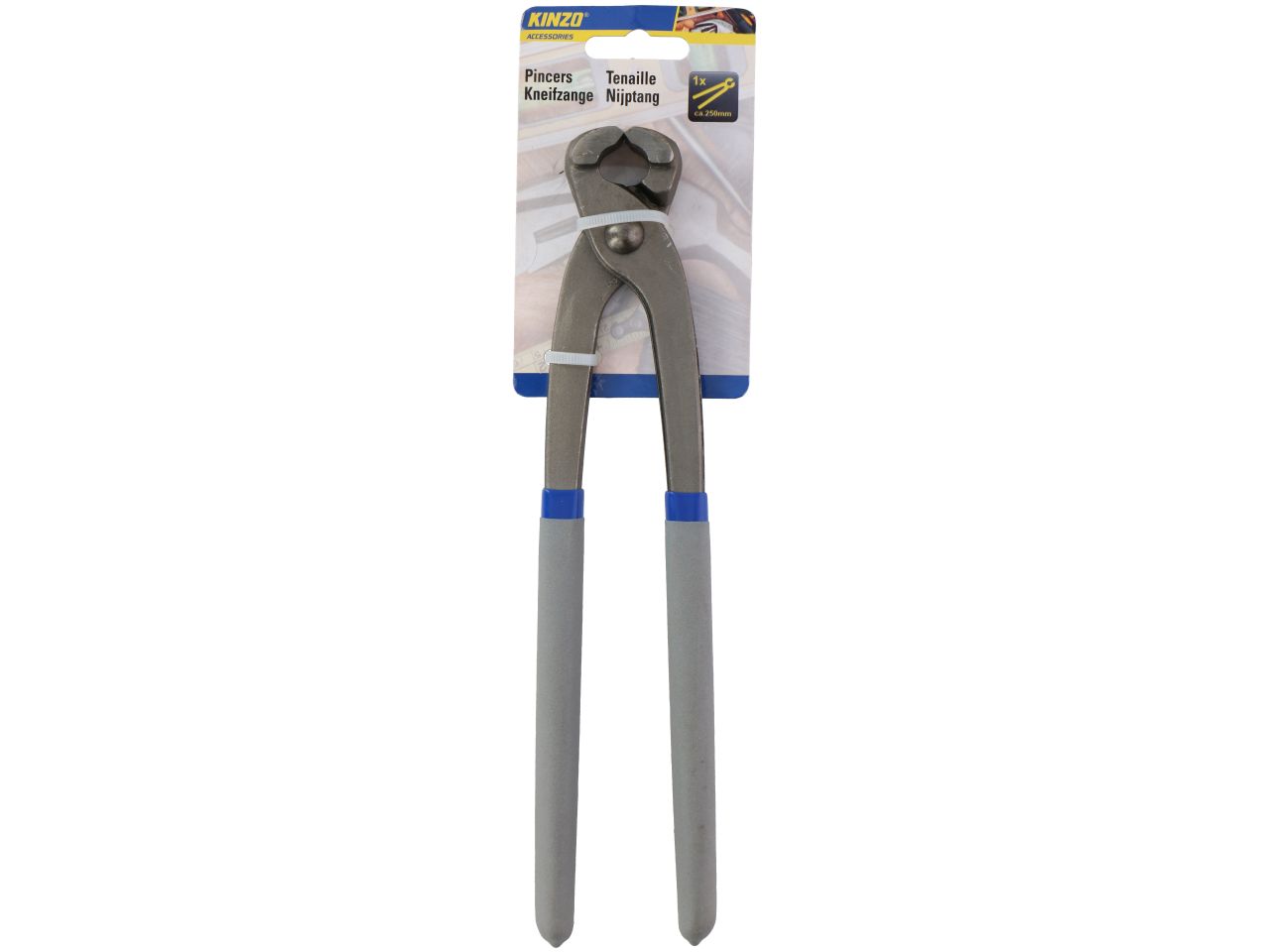Pinza tronchese 25cm con manico antiscivolo misura 25x5x2cm marca kinzo
