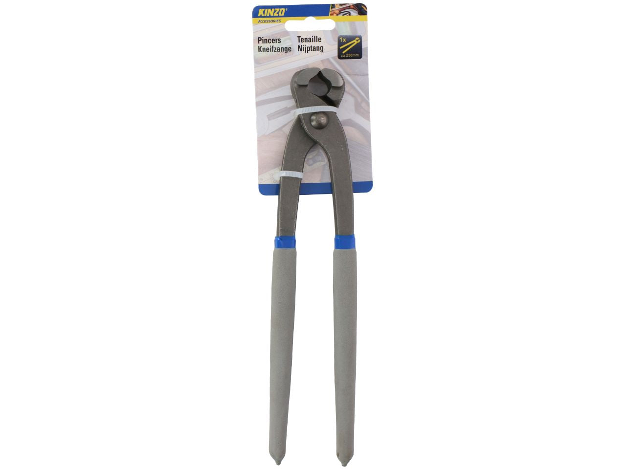 Pinza tronchese 25cm con manico antiscivolo misura 25x5x2cm marca kinzo