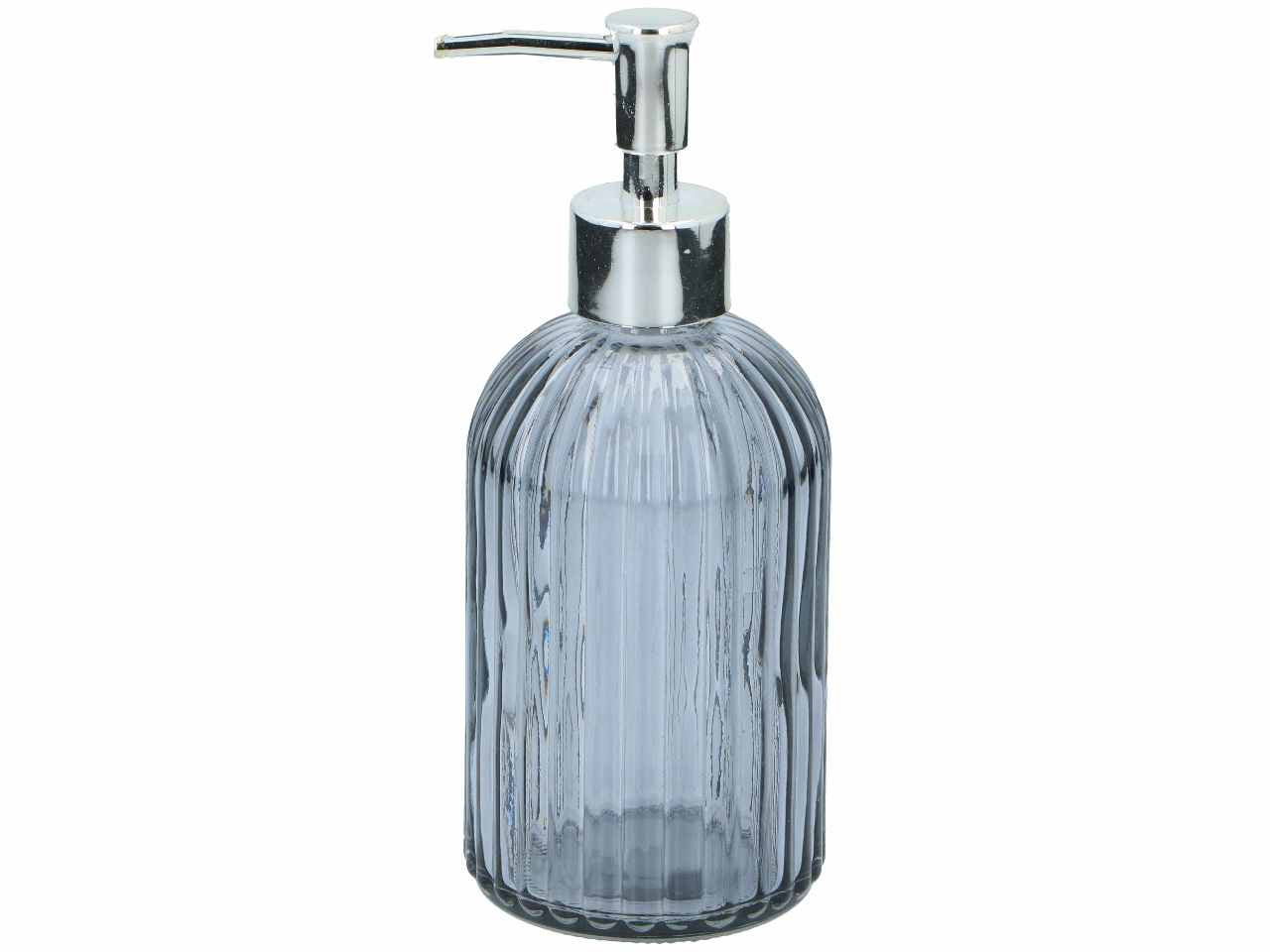Bath&shower dispenser per sapone in vetro 400ml 19x7x7cm in 3 colori assortiti