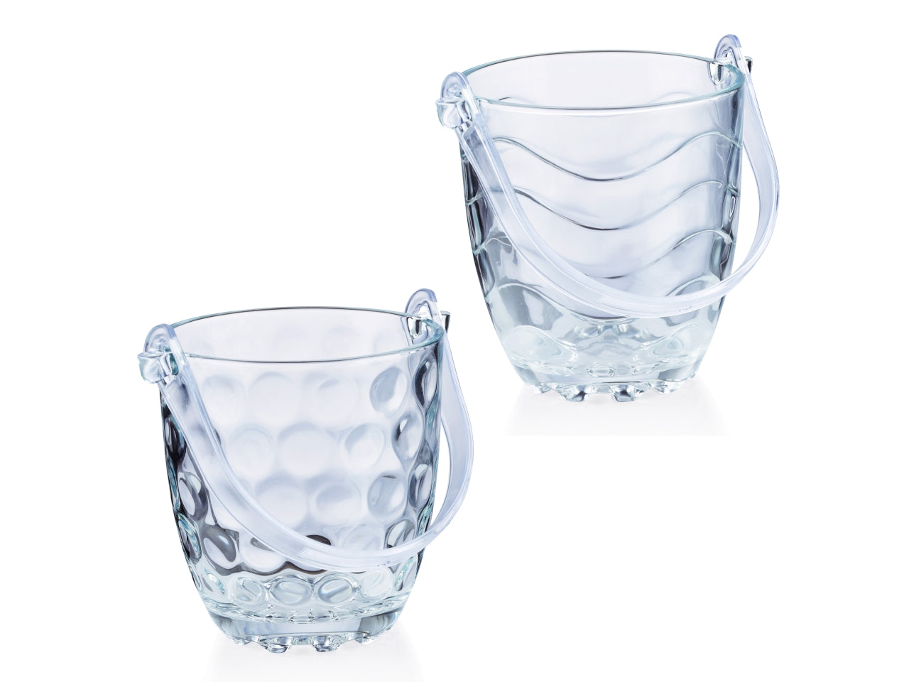 Secchiello per ghiaccio con pinza - 820ml 15x11,8x12,6cm