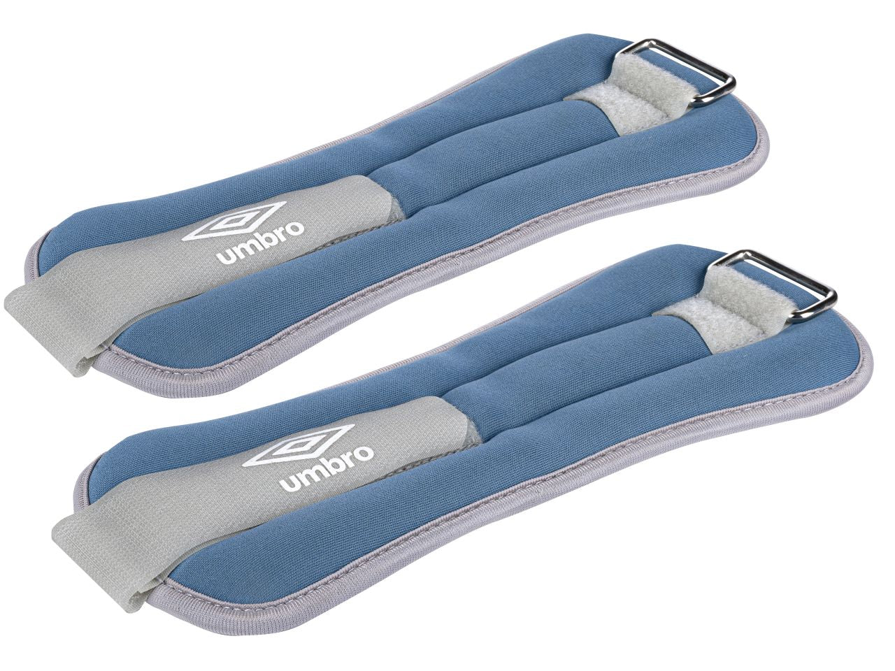 Pesi da polso o caviglia da 500gr in poliestere e pvc 2 pezzi misura 24x8x8cm marca umbro