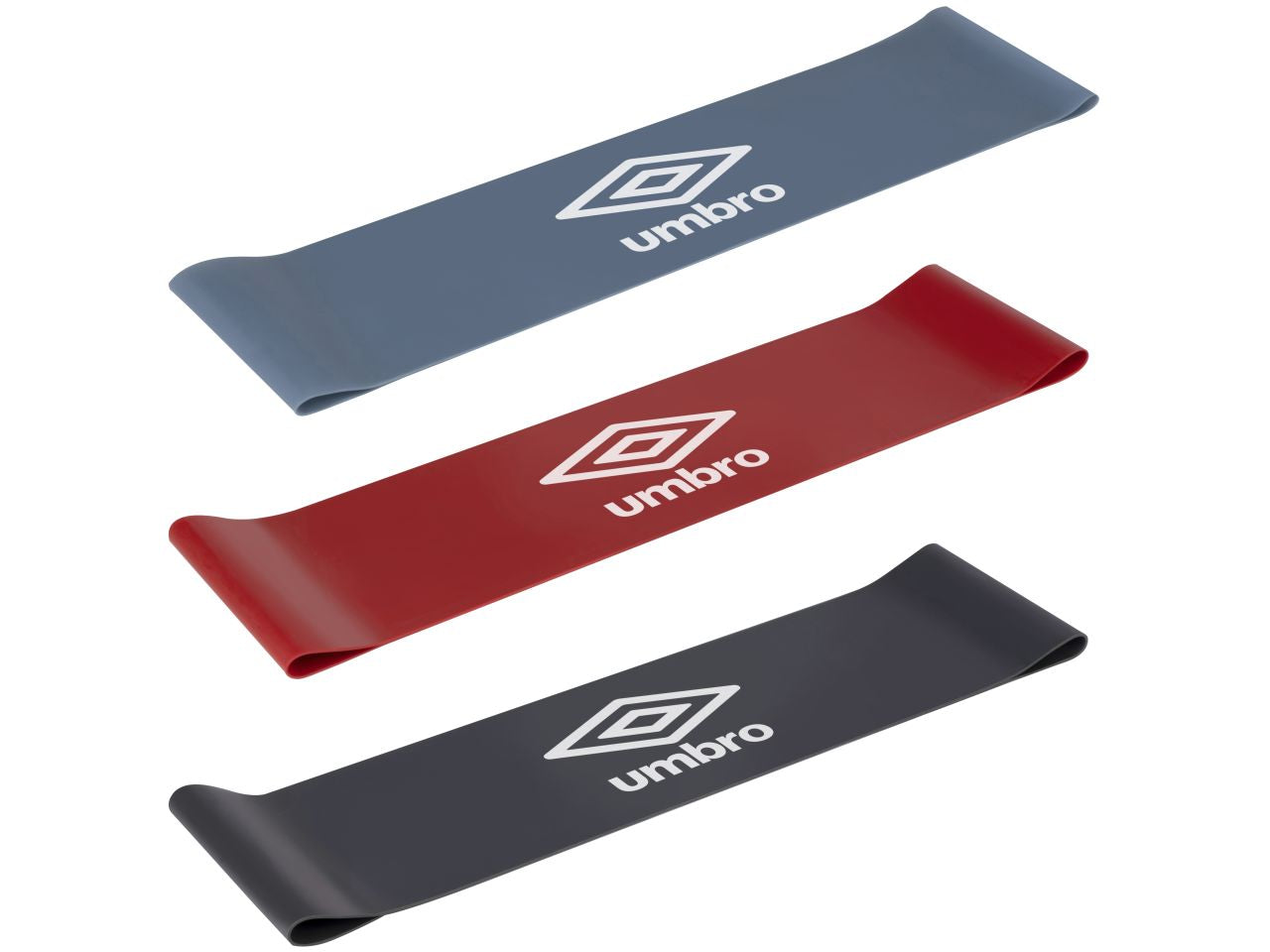 Set bande elastiche da 30cm 3 pezzi marca umbro