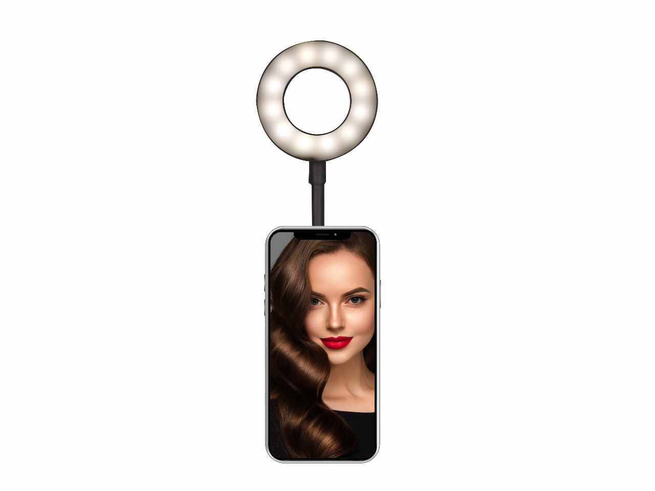 Grundig anello 36 led per selfie 8,5x8,5x3cm