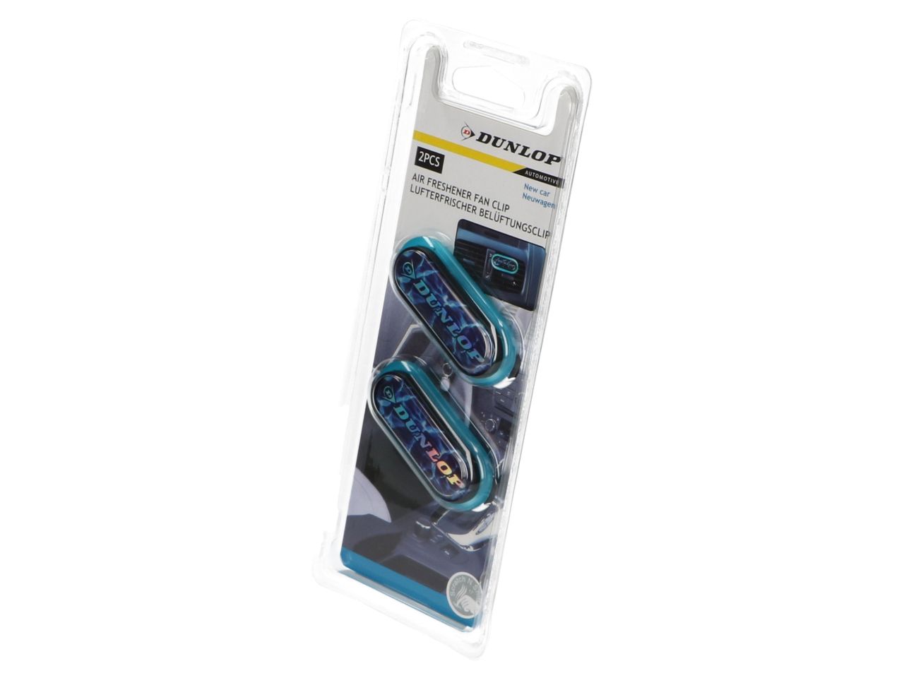 Deodoranti per auto 18 pezzi x 2 pezzi 3 assortimenti vaniglia nuovo e lavanda misura 5x2x1cm marca dunlop vehicle