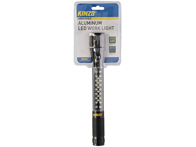 Torcia led alluminio 33x36x19cm 98566