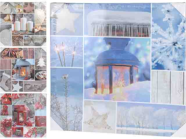 Quadro 50x50cm natale dc9240080