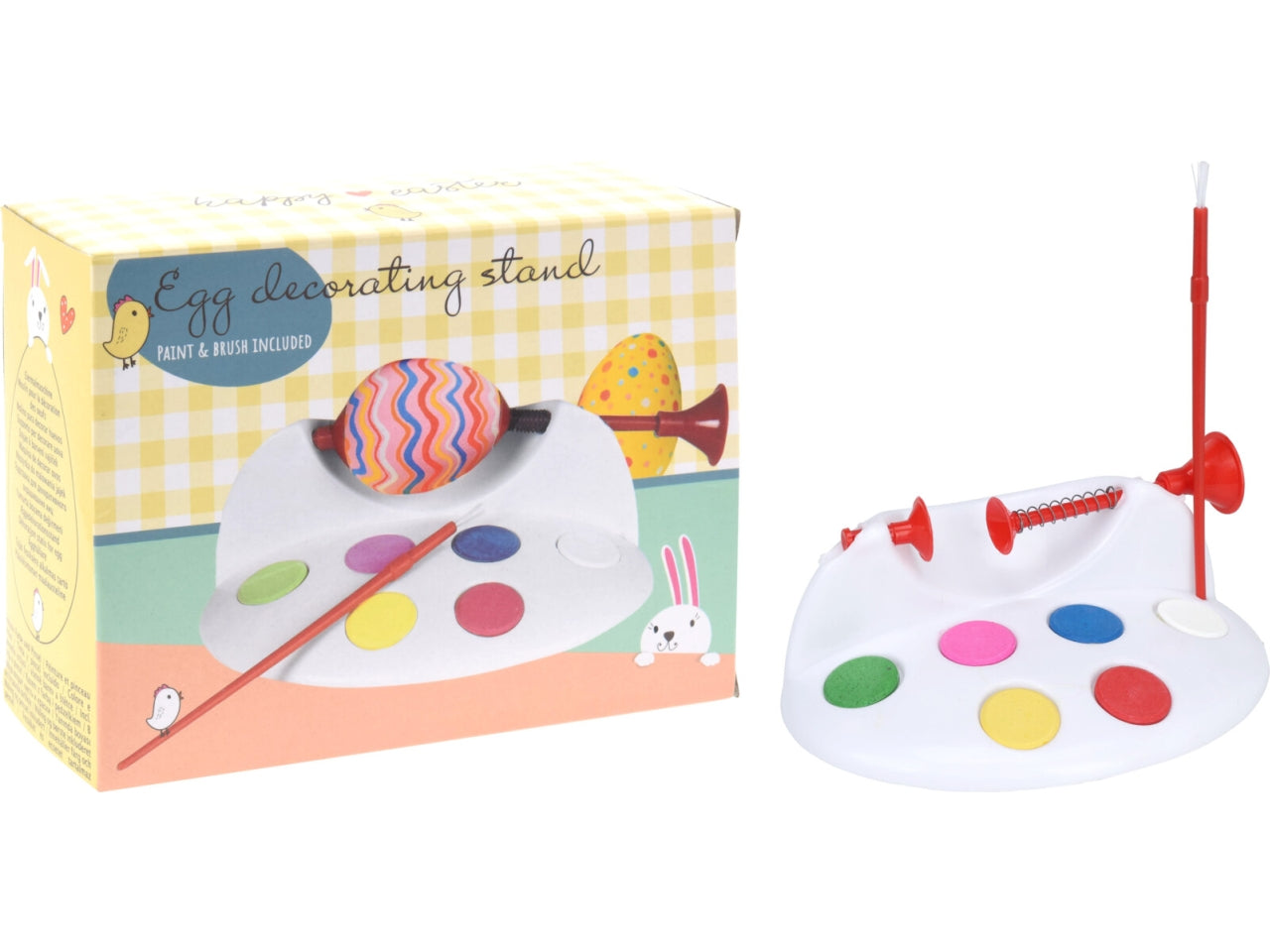 Kit pittura per uova di pasqua con 6 accessori