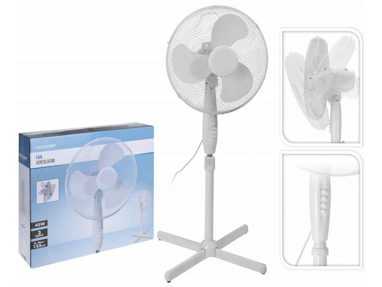 Ventilatore a piantana d.40cm $