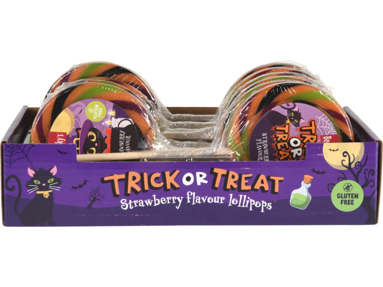 Dolcetto o scherzetto vortice lecca-lecca per halloween