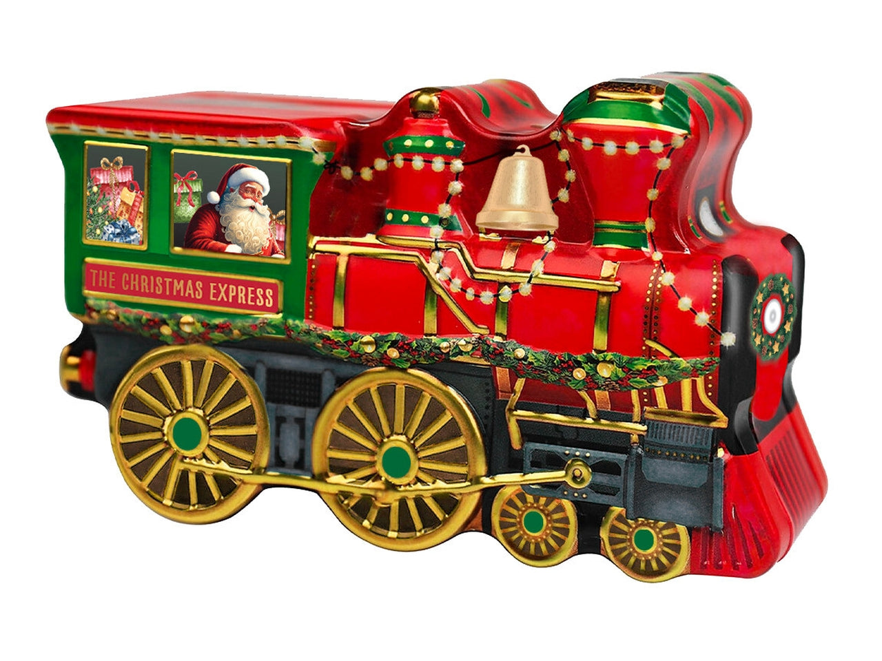 Treno natalizio in latta con praline 120gr