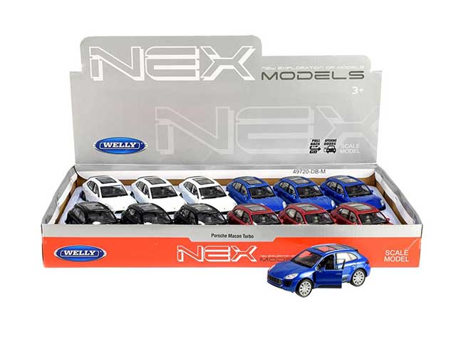 Die cast porsche macan turbo 4 col ass.21596
