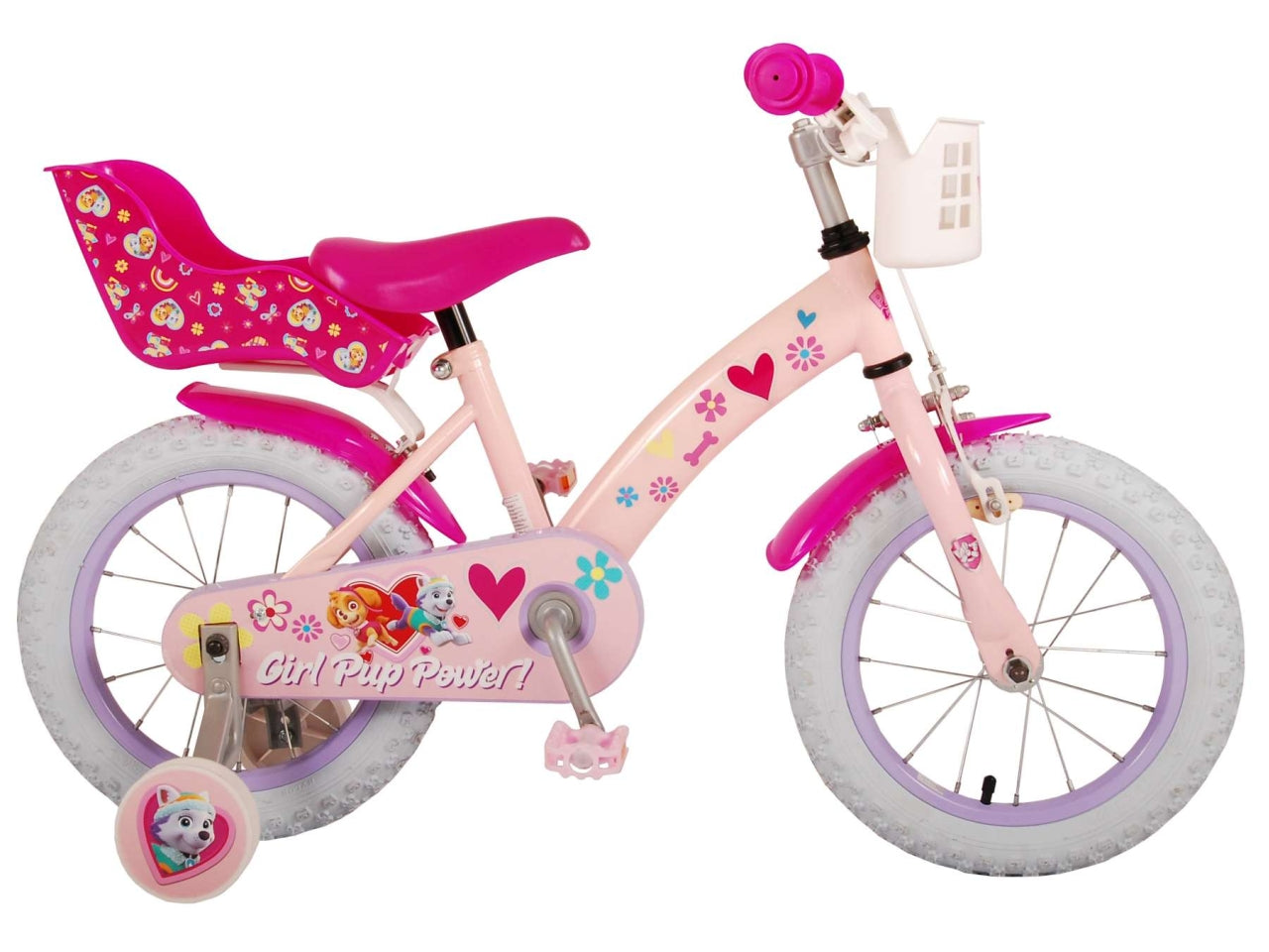 Dy bici paw patrol girl 14'