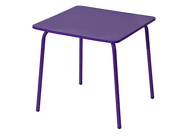 Tavolo metallo 48x48x46cm viola 5215260