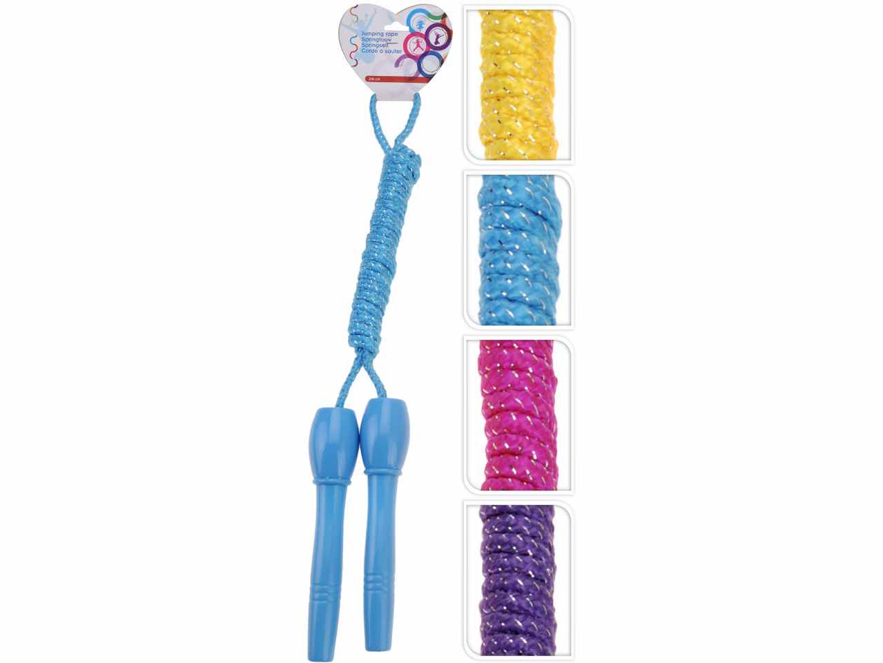 Corda per saltare 210cm 4ass s34851020