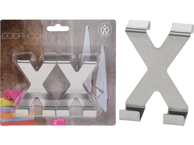 Ganci da porta inox 2 pezzi 159651070