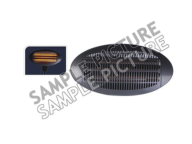 Stufa da esterno a muro 2000watt