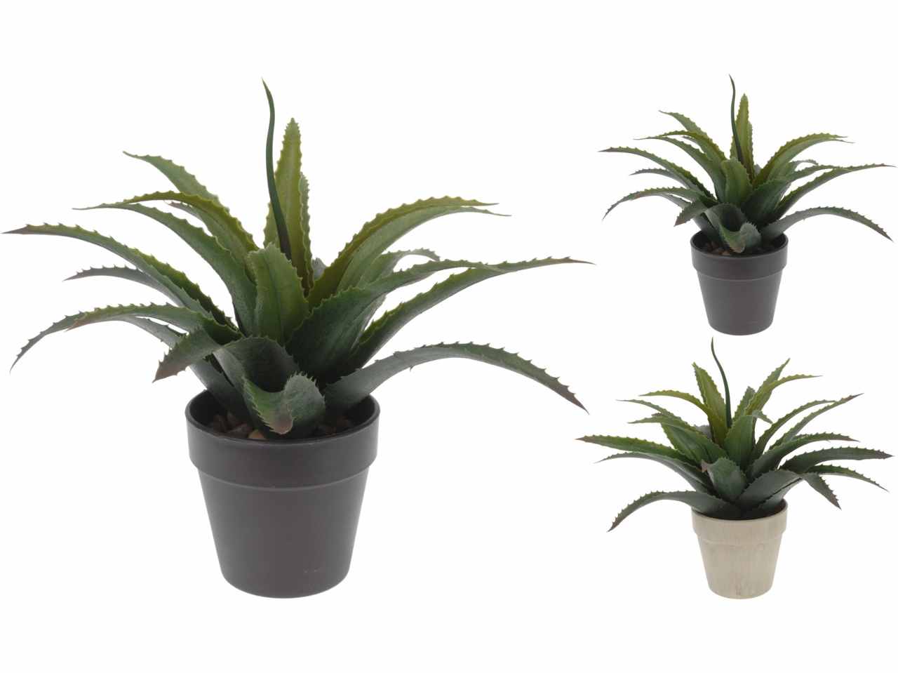Vaso c/aloe artificiale 25cm 317002300