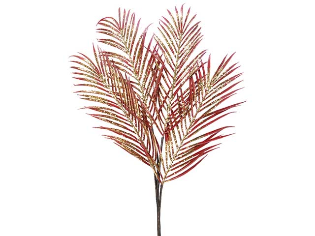 Palma 16x16x24cm rossa/oro 628574