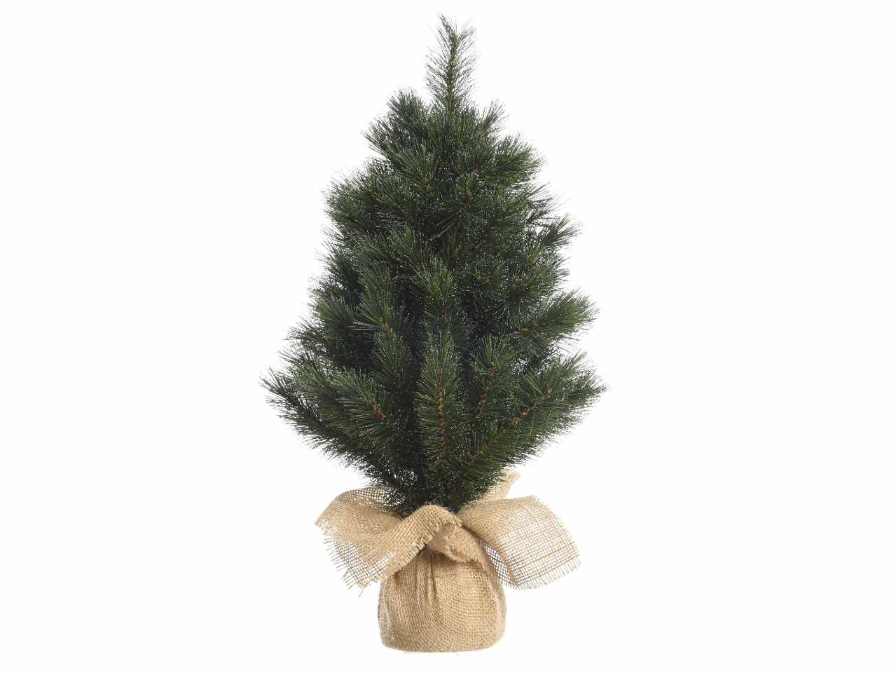 Malmö mini albero di natale 60cm d.41 verde/bianco