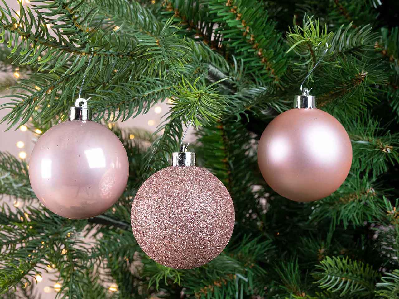 Sfera 6cm 10 pezzi rosa 020183