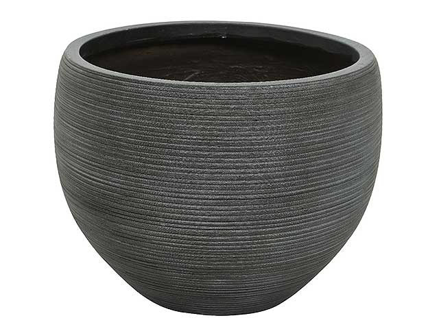 Vaso in argilla grigio 50x38