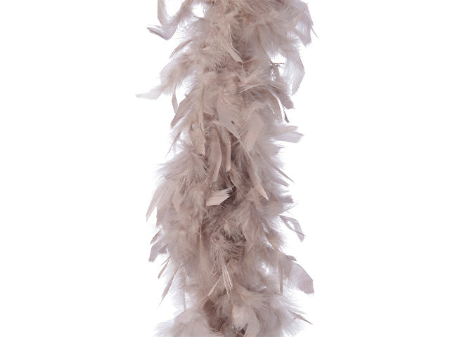 Boa ghirlanda piume 184cmmarrone 728843