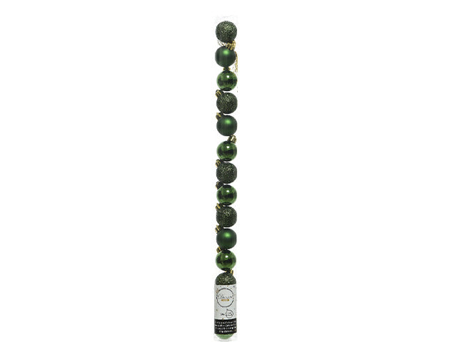 Palline natalizie blu diametro 3cm - 14 pezzi