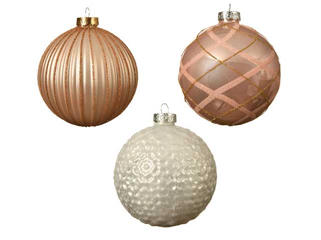Palline natalizie assortiti diametro 10cm