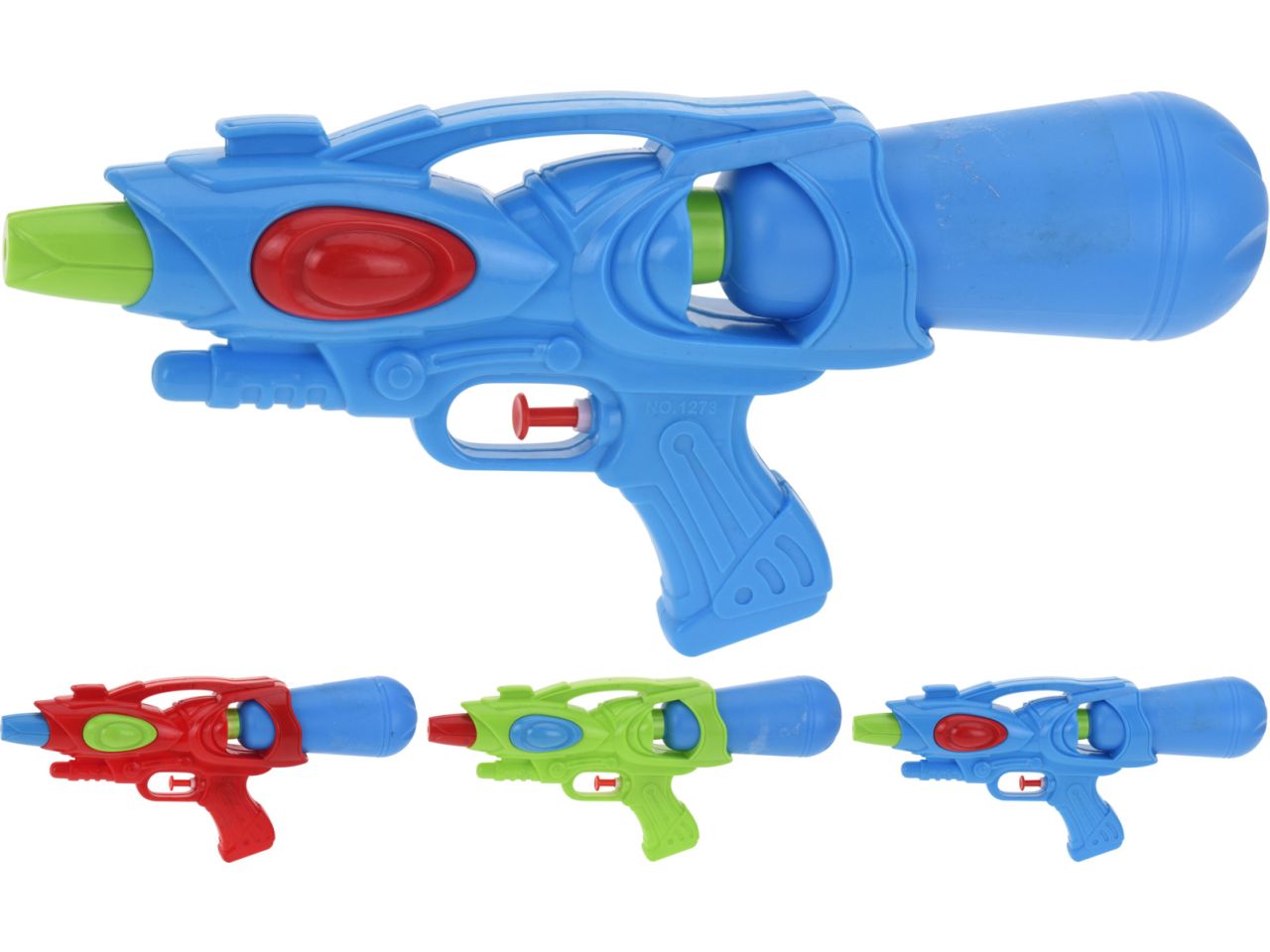 Pistola ad acqua in plastica 30cm in 3 assortimenti