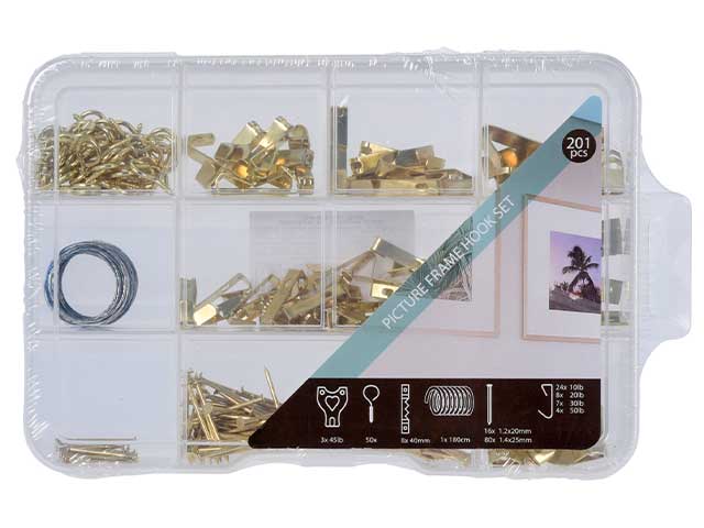 Valigetta ganci quadri 201 pezzi ck9953050