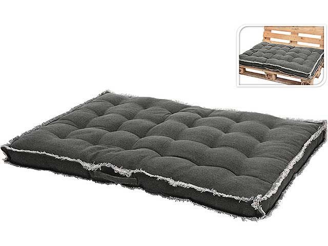 Cuscino pallet 80x120cm grigio a3584024