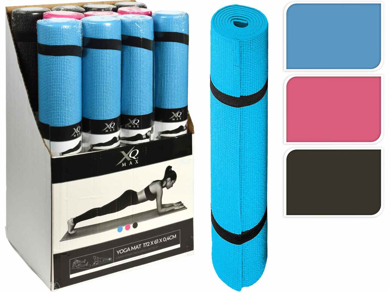 Tappeto yoga 58x170cm 3 assortimento