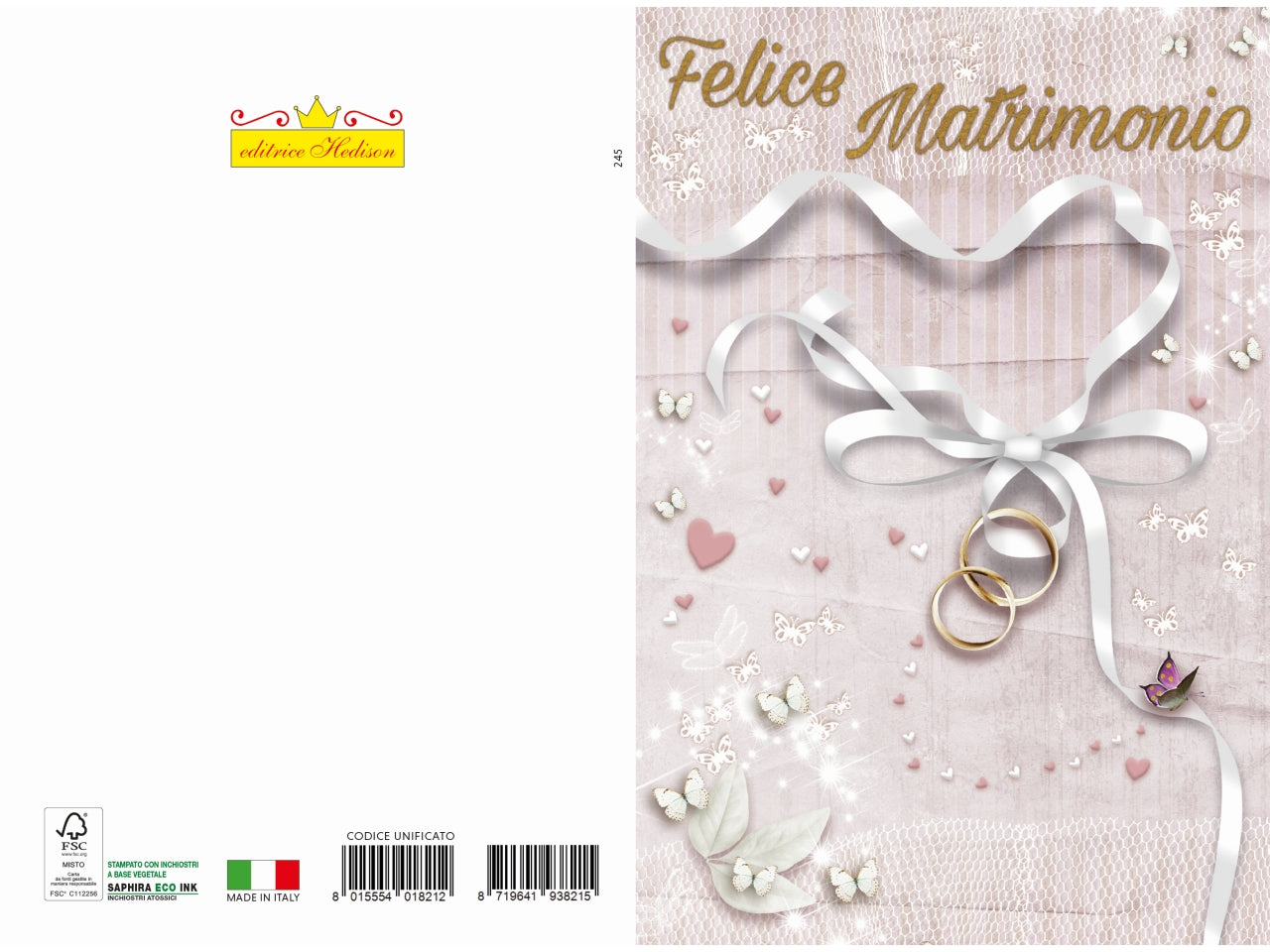 Biglietto auguri matrimonio