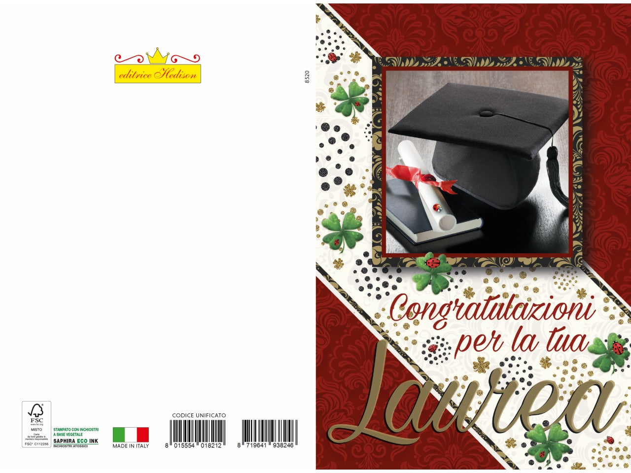 Biglietto auguri laurea