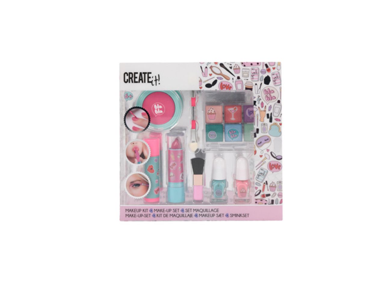 Create it! set ombretti e smalti pink