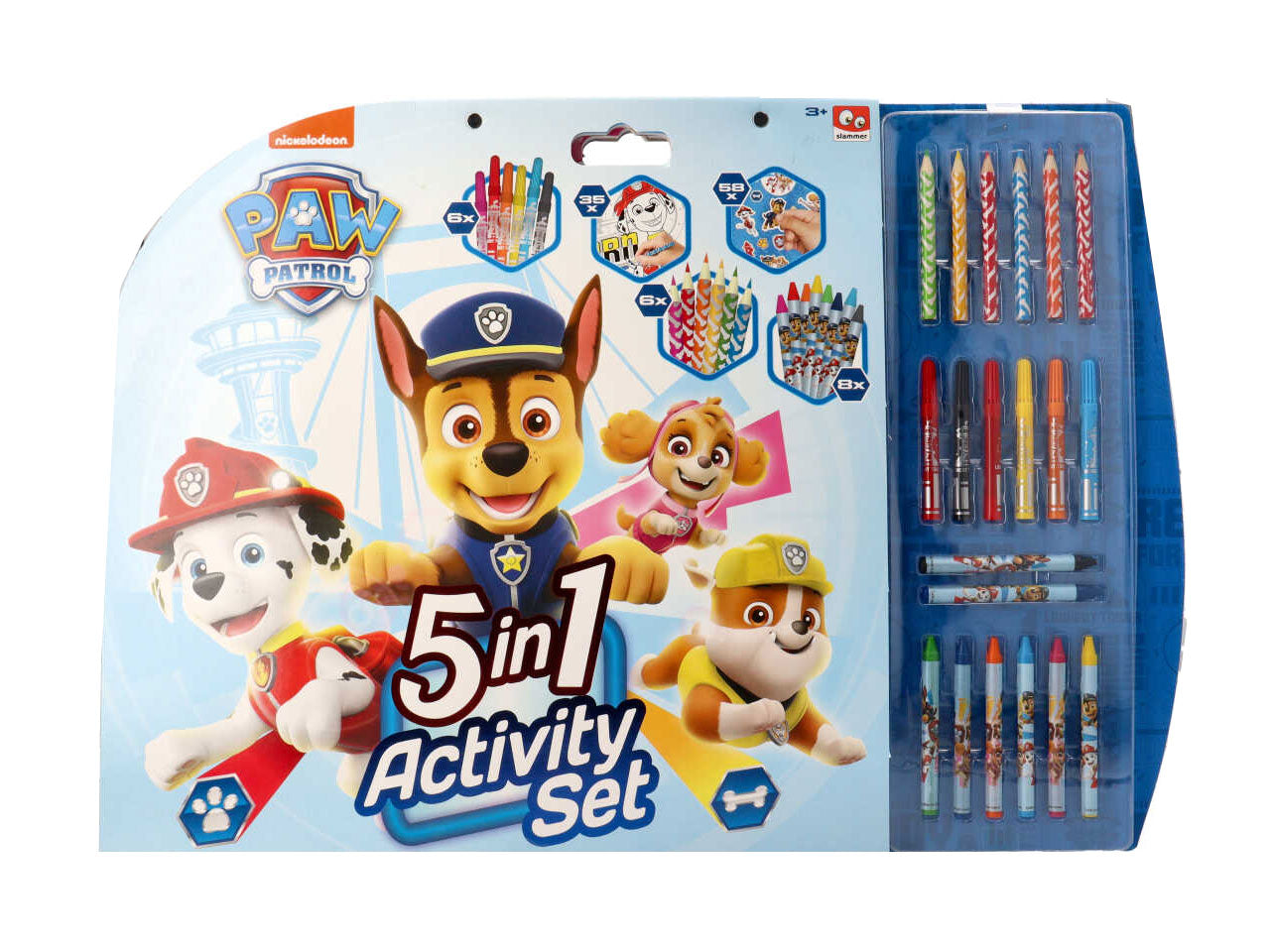 Paw patrol blocco activity 5 in 1 con colori