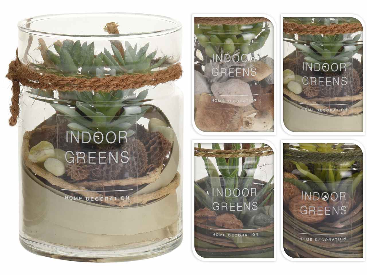 Vaso c/pianta 10x13cm 4ass d22300070